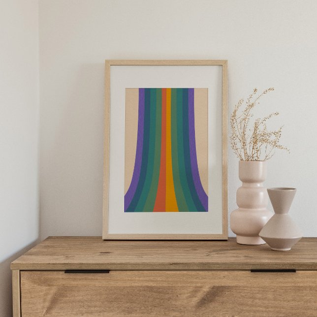 Póster Poster retro psicodélico Groovy colorido (Subido por el creador)