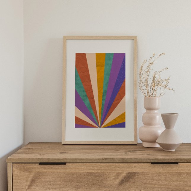 Póster Poster retro psicodélico Groovy colorido (Subido por el creador)