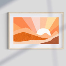 Poster retro psicodélico Groovy colorido