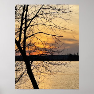 Póster Poster River Sunset