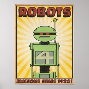 Póster Poster "ROBOT" del Lago Otoño