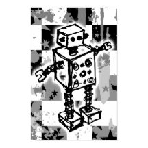 Poster Robot esbozado
