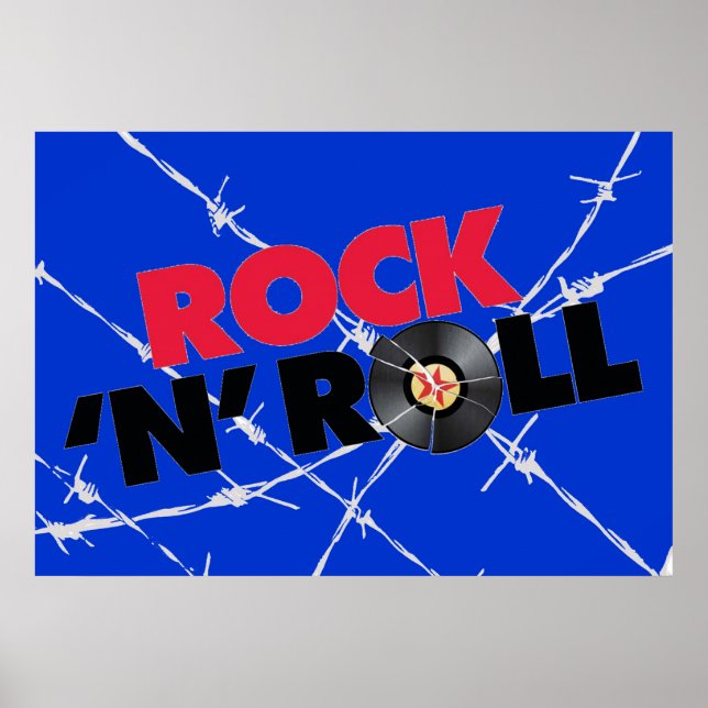 Póster Poster Rock N Roll (Frente)