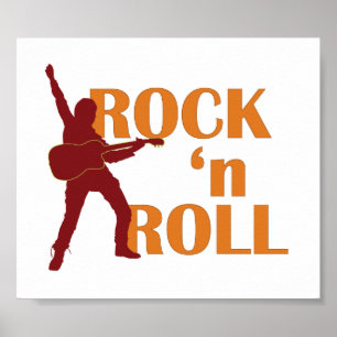 Póster poster - Rock 'n Roll (music design)