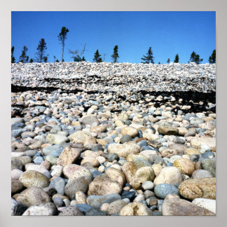 Póster Poster Rocky Beach Scene