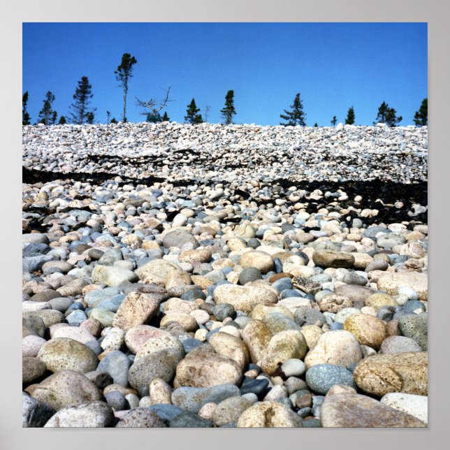 Póster Poster Rocky Beach Scene (Frente)
