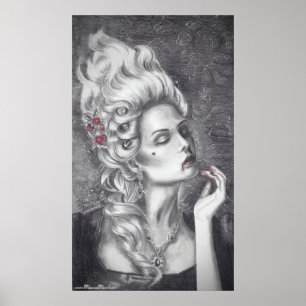 Póster Poster rococó Versalles del poster de Marie