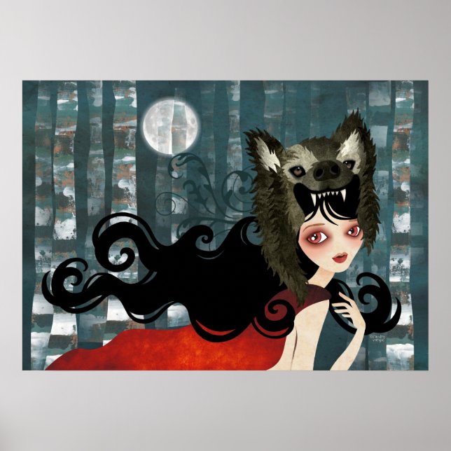 Póster Poster rojo (Frente)