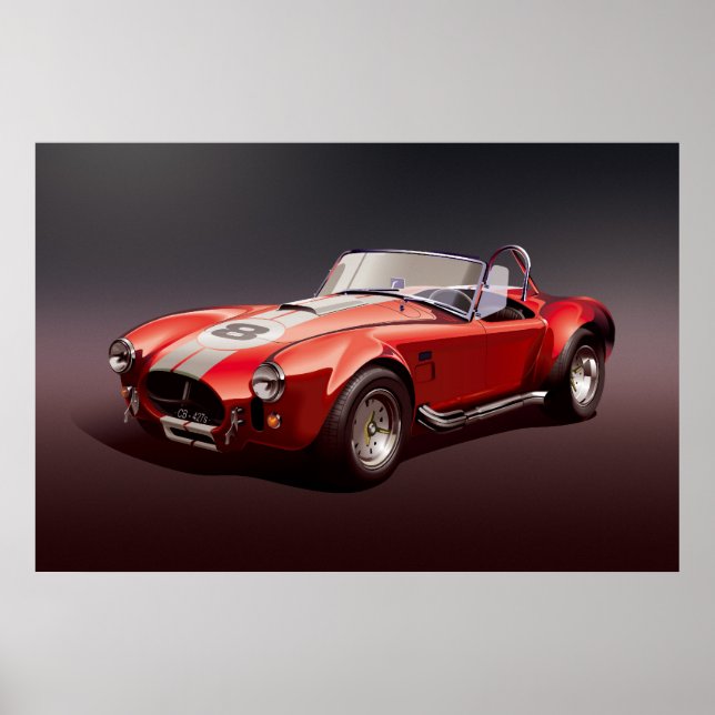 Póster Poster rojo Cobra-427 (Frente)