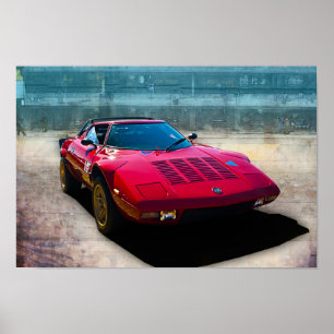 Póster Poster rojo de Stratos