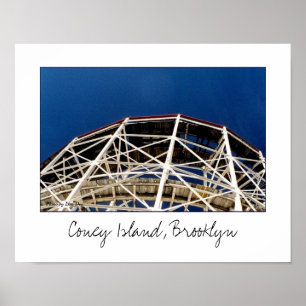 Póster Poster Rollercoaster del ciclón