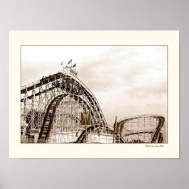 Póster Poster Rollercoaster del ciclón