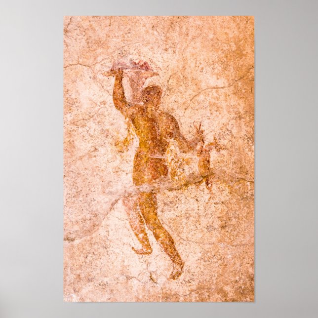 Póster Poster - Roman Fresco, antiguo Pompeya, Italia (Frente)