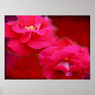 Póster Poster Romance and Red Roses