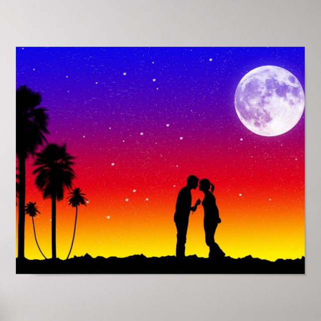 Póster Poster Romantic Sunset (Frente)