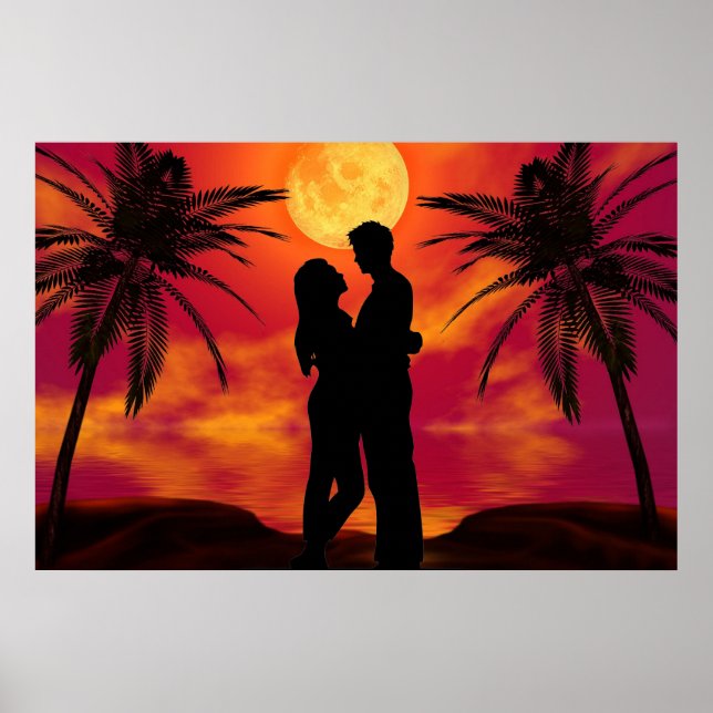 Póster Poster romántico (Frente)