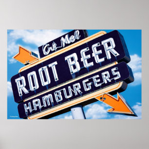 Póster Poster Root Beer Diner