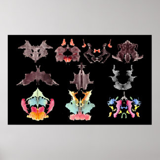 Póster Poster Rorschach Ink Blots
