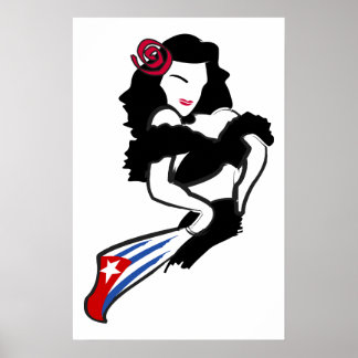 Póster Poster Rosa de La Habana
