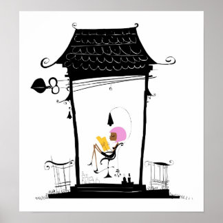 Póster Poster Rosa de París