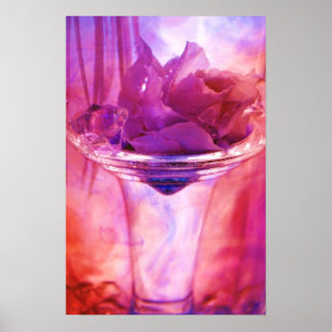 Póster poster rosa púrpura