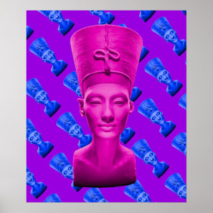 Póster Poster rosado de Nefertiti