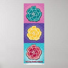 Póster Poster - Rosas pop - Buellton.Art