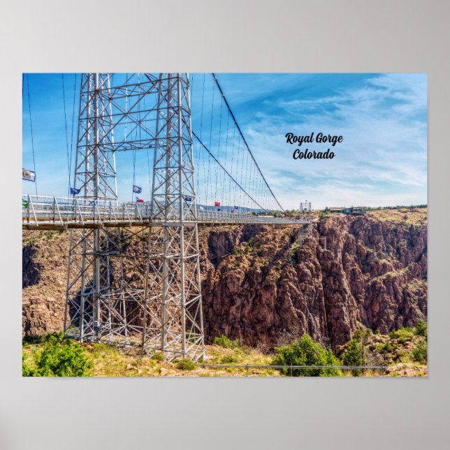 Póster Poster Royal Gorge Bridge Side View (Frente)