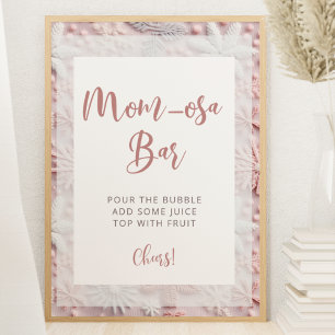 Póster Poster Rubor Pink Winter Mom-osa Bar
