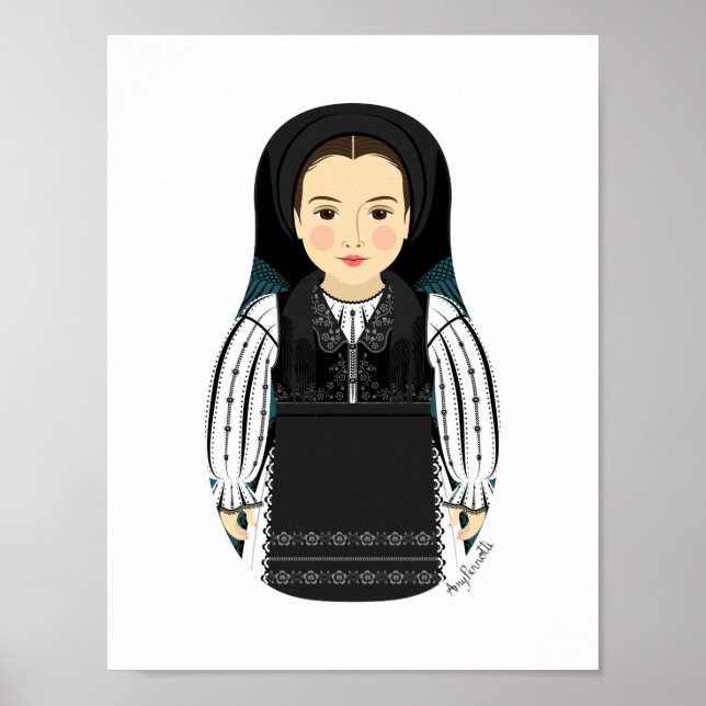 Póster Poster rumano Matryoshka (Frente)