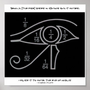 Póster Poster sagrado de la geometría