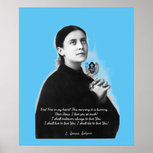 PÓSTER POSTER SAINT GEMMA GALGANI