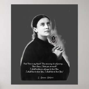 PÓSTER POSTER SAINT GEMMA GALGANI