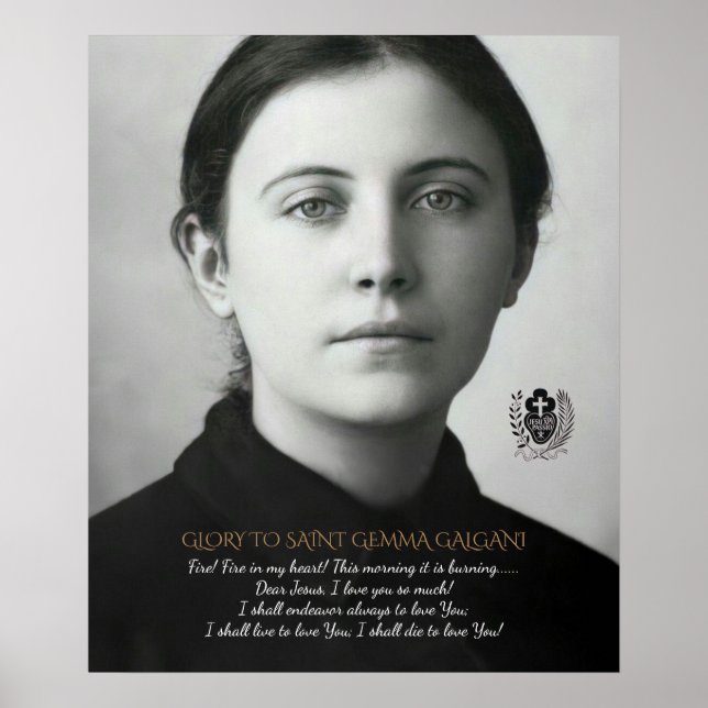 PÓSTER POSTER SAINT GEMMA GALGANI (Frente)