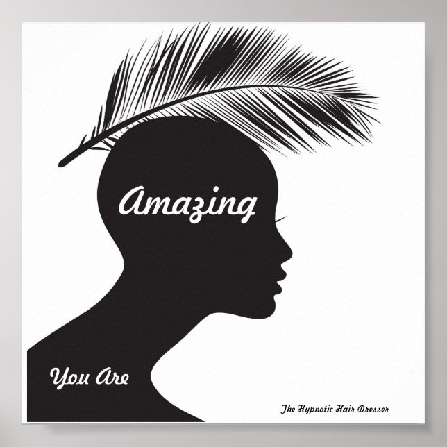 Póster Poster Salon Priming Worming Words Hypnotic Hair D (Frente)