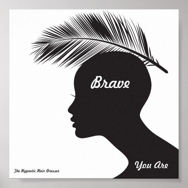 Póster Poster Salon Priming Worming Words Hypnotic Hair D (Frente)