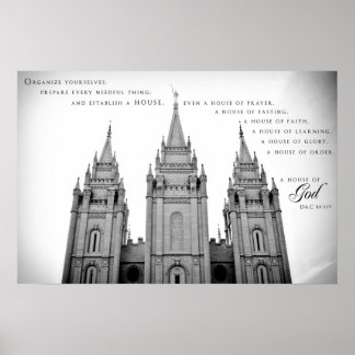 Póster Poster - Salt Lake City Utah LDS Temple 2