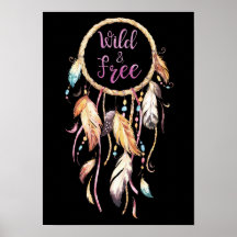 Poster salvaje y libre