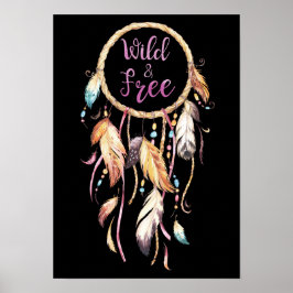 Póster Poster salvaje y libre