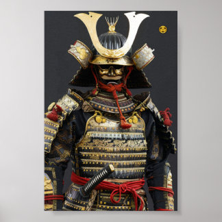 Póster Poster Samurai Wall Art print Shogun Tokugawa