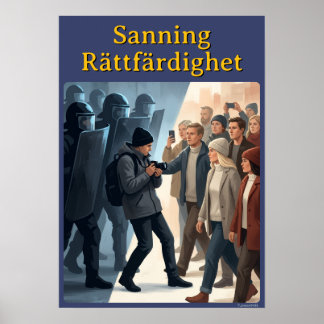 Póster Poster — Sanning & rättfärdighet