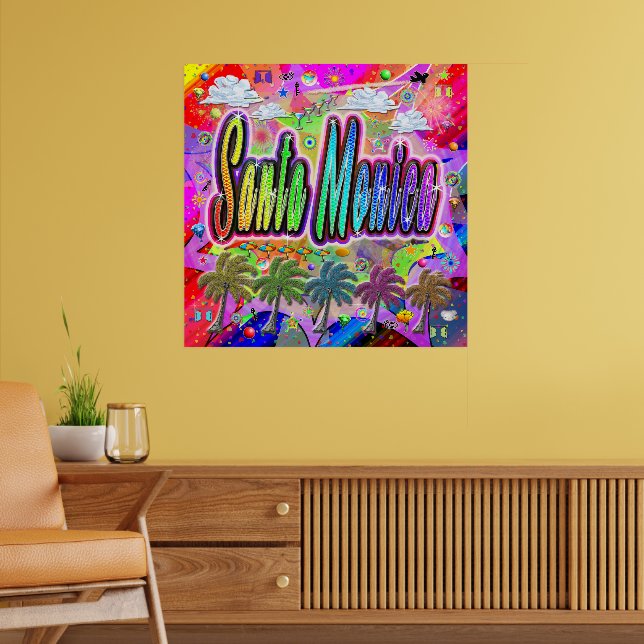 Póster Poster Santa Monica Vista Express (Salón 2)