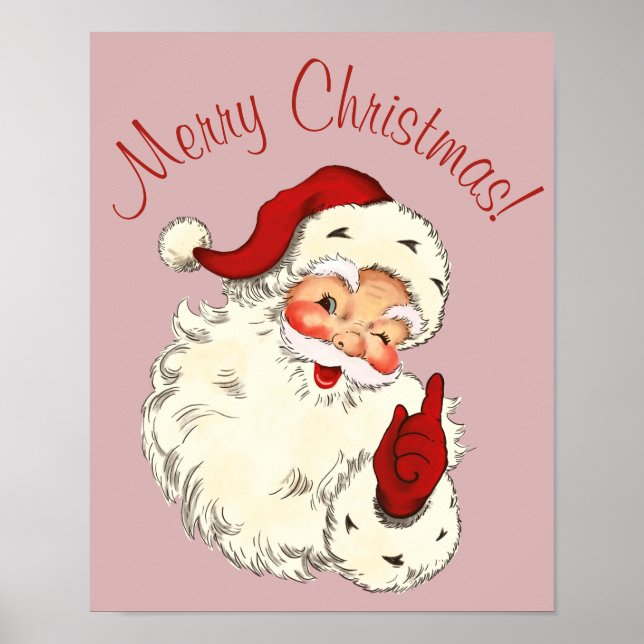 Póster Poster Santa No. 4 (Frente)