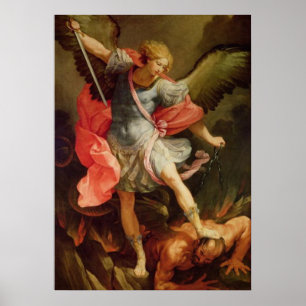 Póster Poster santo de San Miguel del arcángel del ángel