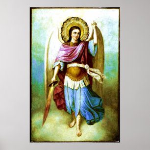 Póster Poster santo de San Miguel del arcángel del ángel