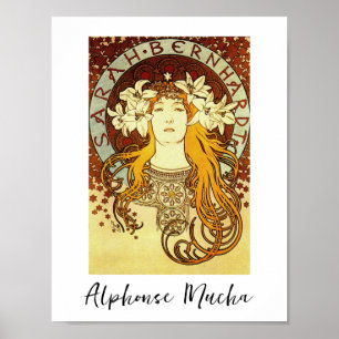 Póster Poster - 'Sarah Bernardt' de Art Nouveau
