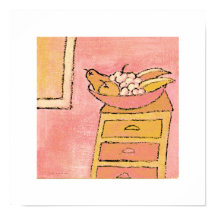 poster schilderij fruitschaal