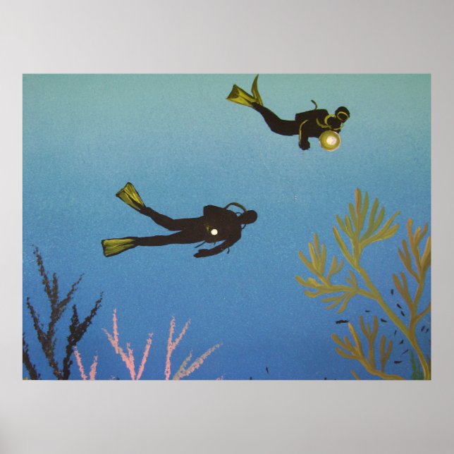 Póster Poster Scuba Divers (Frente)