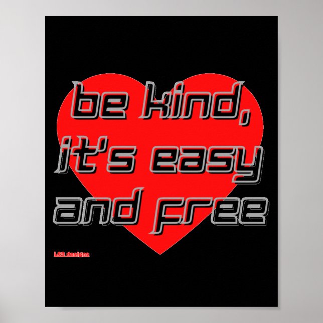 Póster poster "SÉ AMABLE, ..." (Frente)