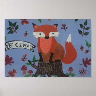 Póster poster "Sé inteligente"